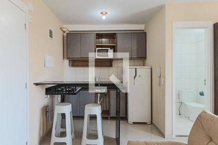 Studio - Cozinha de kitnet/studio para alugar com 1 quarto, 26m² em Vila Butantã, São Paulo