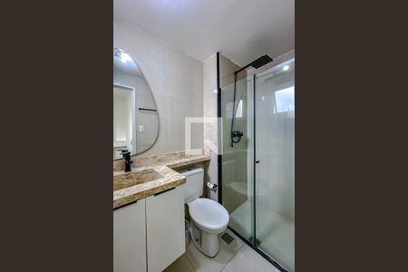 Apartamento para alugar com 32m², 1 quarto e sem vagaBanheiro da Suíte