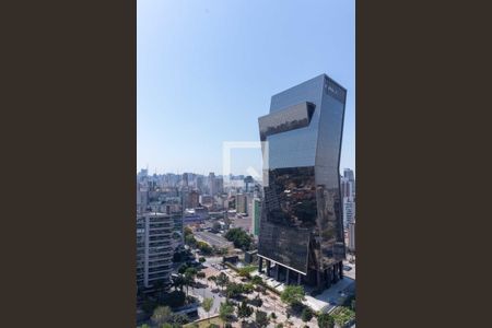 Vista da Varanda de kitnet/studio à venda com 1 quarto, 28m² em Pinheiros, São Paulo