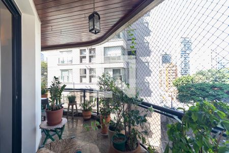 Varanda da Sala de apartamento à venda com 3 quartos, 169m² em Jardim das Bandeiras, São Paulo