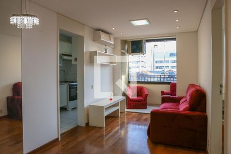 Sala de apartamento à venda com 1 quarto, 42m² em Água Branca, São Paulo