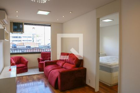 Sala de apartamento à venda com 1 quarto, 42m² em Água Branca, São Paulo