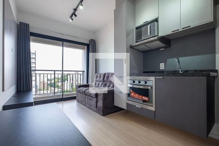 Sala/Cozinha de apartamento à venda com 1 quarto, 30m² em Sumaré, São Paulo