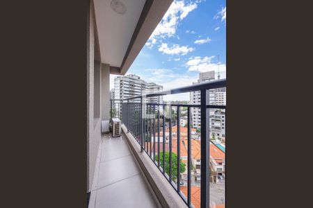 Sala/Cozinha - Varanda de apartamento à venda com 1 quarto, 30m² em Sumaré, São Paulo