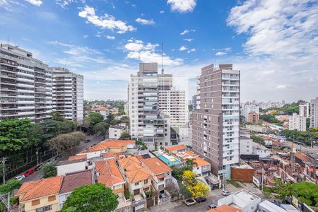 Sala/Cozinha - Vista de apartamento à venda com 1 quarto, 30m² em Sumaré, São Paulo