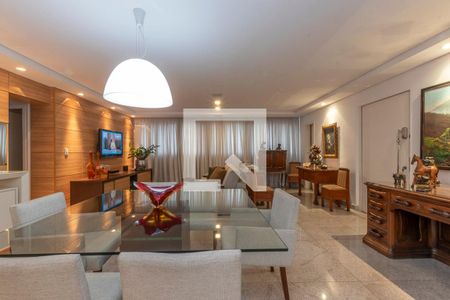 Sala de apartamento à venda com 4 quartos, 194m² em São José, Belo Horizonte