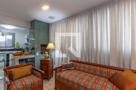 Sala de apartamento à venda com 4 quartos, 194m² em São José, Belo Horizonte