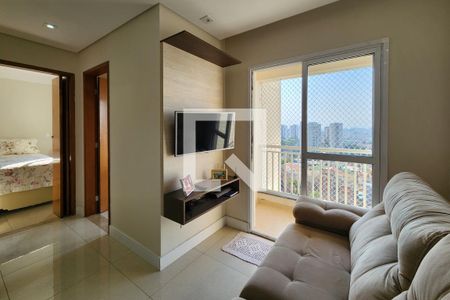 Sala de TV de apartamento para alugar com 2 quartos, 50m² em Santa Maria, São Caetano do Sul