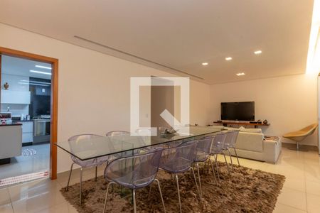 Sala de apartamento à venda com 3 quartos, 125m² em Vila da Serra, Nova Lima