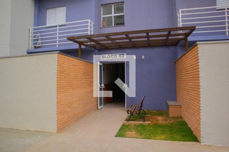 Fachada do bloco de apartamento para alugar com 2 quartos, 57m² em Jardim do Bosque, Hortolândia
