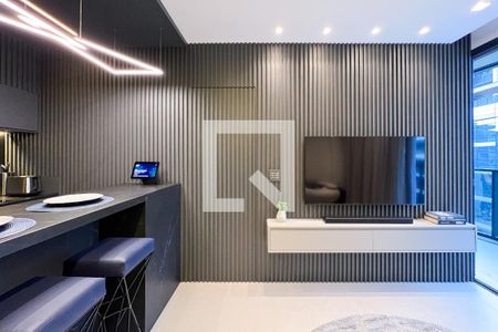 Sala de apartamento à venda com 1 quarto, 44m² em Vila Olímpia, São Paulo