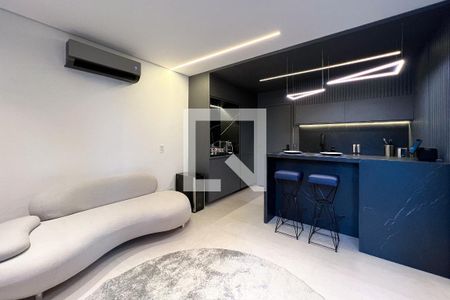 Sala de apartamento à venda com 1 quarto, 44m² em Vila Olímpia, São Paulo