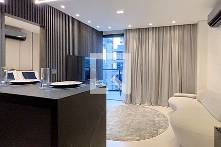 Sala de apartamento à venda com 1 quarto, 44m² em Vila Olímpia, São Paulo