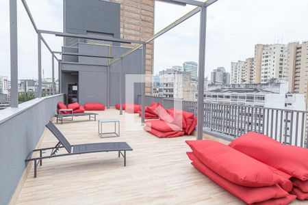 Studio à venda com 27m², 1 quarto e sem vagaTerraço