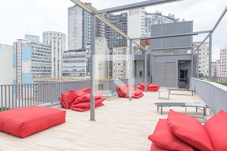 Studio à venda com 27m², 1 quarto e sem vagaTerraço