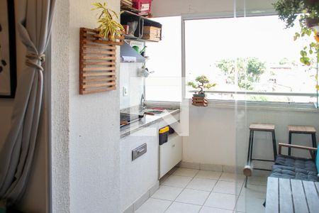 Varanda de apartamento à venda com 2 quartos, 54m² em Vila Gomes, São Paulo