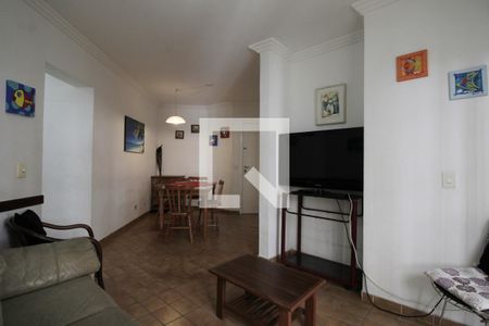 Sala de apartamento para alugar com 2 quartos, 65m² em Vila Julia, Guarujá
