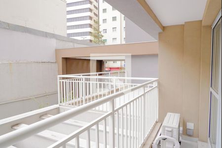 Studio para alugar com 27m², 1 quarto e sem vagaVaranda