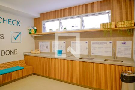 Studio para alugar com 27m², 1 quarto e sem vagaLavanderia