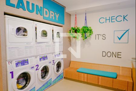 Studio para alugar com 27m², 1 quarto e sem vagaLavanderia