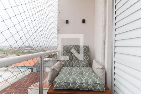 Sacada da Sala de apartamento para alugar com 2 quartos, 54m² em Jardim Esperança, Mogi das Cruzes