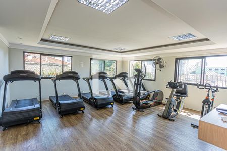 Área comum - Academia de apartamento para alugar com 3 quartos, 96m² em Vila Albertina, São Paulo