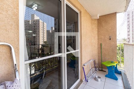 Varanda da Sala de apartamento à venda com 3 quartos, 72m² em Jardim Celeste, São Paulo