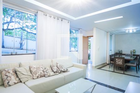 sala de casa de condomínio à venda com 4 quartos, 220m² em Joá, Lagoa Santa