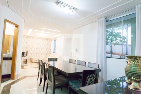 sala de casa de condomínio à venda com 4 quartos, 220m² em Joá, Lagoa Santa