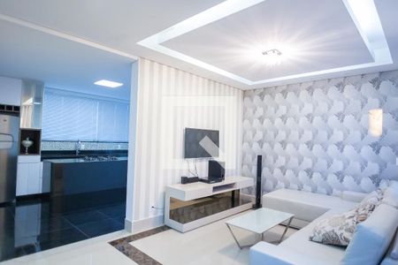 sala de casa de condomínio à venda com 4 quartos, 220m² em Joá, Lagoa Santa