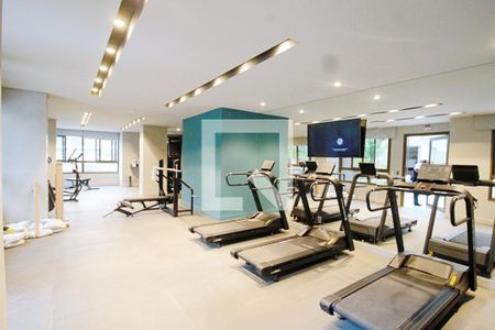 Área comum - Academia de kitnet/studio para alugar com 1 quarto, 25m² em Vila Andrade, São Paulo