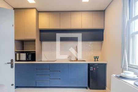 Studio para alugar com 25m², 1 quarto e sem vaga Studio para alugar com 25m², 1 quarto e sem vagaCozinha