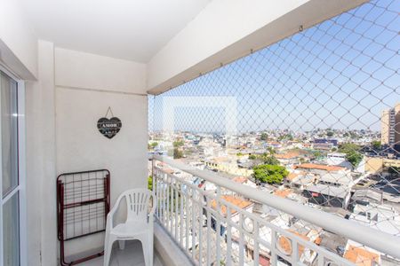 Varanda de apartamento à venda com 2 quartos, 55m² em Centro, Diadema