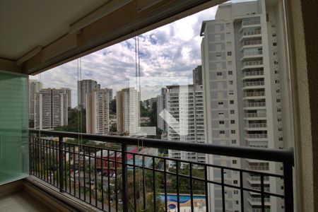 Varanda gourmet de apartamento para alugar com 1 quarto, 69m² em Vila Andrade, São Paulo