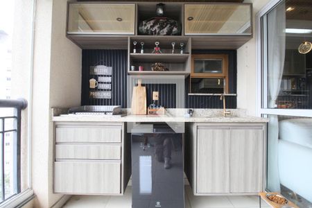 Varanda da Sala de apartamento para alugar com 2 quartos, 69m² em Vila Andrade, São Paulo