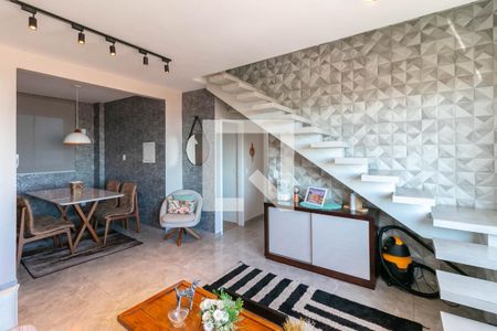 Sala de apartamento à venda com 4 quartos, 133m² em Alto Caiçaras, Belo Horizonte
