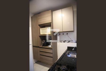 Cozinha de casa para alugar com 2 quartos, 60m² em Vila Caiçara, Praia Grande