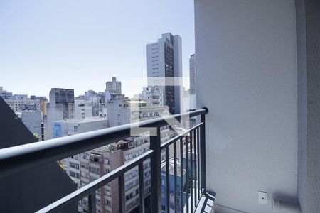 Varanda  de apartamento para alugar com 1 quarto, 28m² em República, São Paulo
