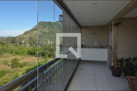 Varanda de apartamento para alugar com 2 quartos, 70m² em Recreio dos Bandeirantes, Rio de Janeiro