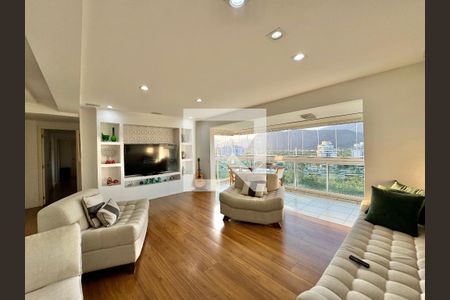 Sala de apartamento à venda com 5 quartos, 318m² em Barra da Tijuca, Rio de Janeiro