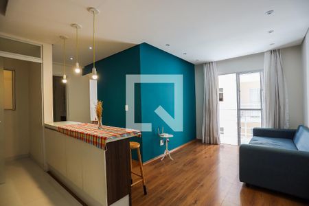 Sala de apartamento para alugar com 2 quartos, 50m² em Jardim Barro Branco, Cotia