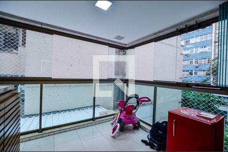 Varanda da Sala de apartamento à venda com 2 quartos, 76m² em Icaraí, Niterói