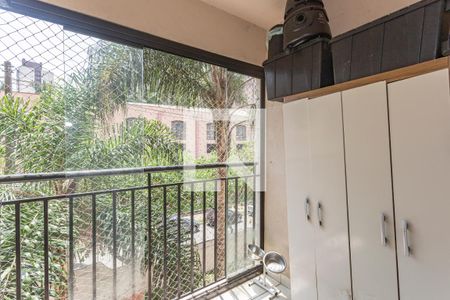 Varanda da Sala de apartamento para alugar com 2 quartos, 60m² em Jardim Celeste, São Paulo