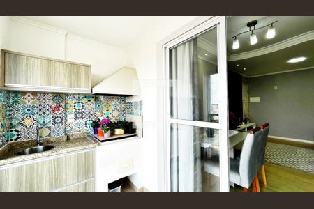 Varanda Gourmet de apartamento à venda com 2 quartos, 60m² em Jardim Flor da Montanha, Guarulhos