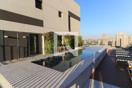 Área comum - Piscina de kitnet/studio para alugar com 1 quarto, 25m² em Brooklin Paulista, São Paulo