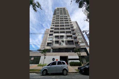 Fachada de kitnet/studio para alugar com 1 quarto, 25m² em Brooklin Paulista, São Paulo