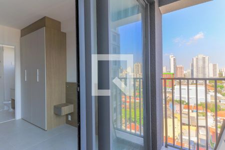 Varanda de kitnet/studio para alugar com 1 quarto, 25m² em Brooklin Paulista, São Paulo