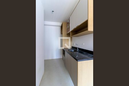 Cozinha de kitnet/studio para alugar com 1 quarto, 25m² em Brooklin Paulista, São Paulo