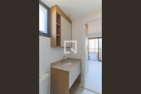 Banheiro de kitnet/studio para alugar com 1 quarto, 25m² em Brooklin Paulista, São Paulo