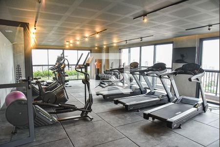 Studio para alugar com 27m², 1 quarto e sem vaga Studio para alugar com 27m², 1 quarto e sem vagaAcademia